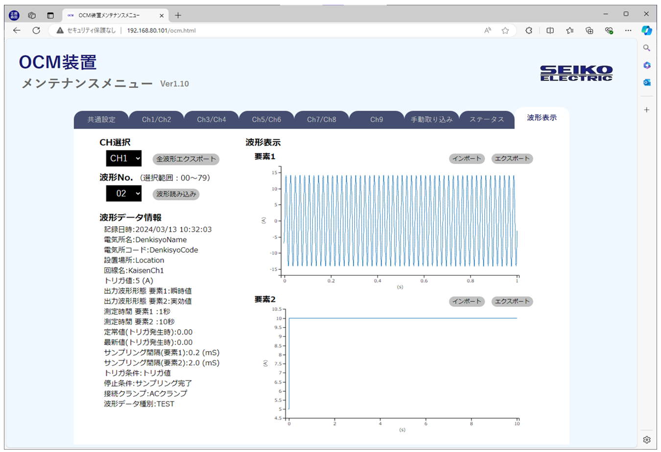 OCM Dashboard